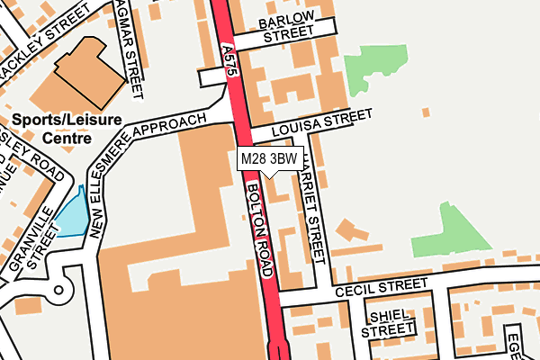 M28 3BW map - OS OpenMap – Local (Ordnance Survey) M28 3BW map - OS OpenMap – Local (Ordnance Survey)