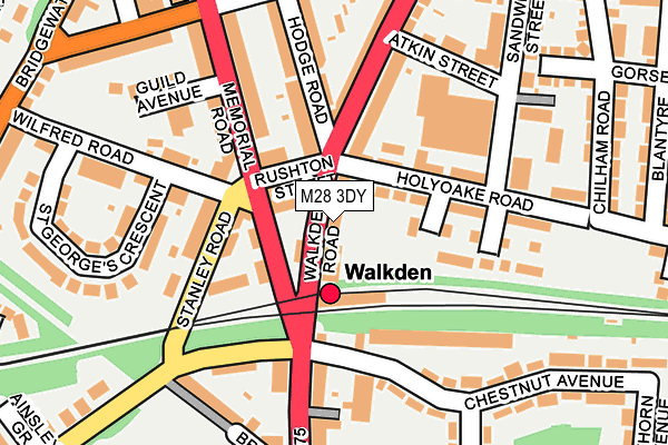 M28 3DY map - OS OpenMap – Local (Ordnance Survey)