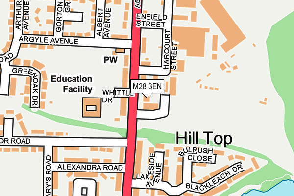 M28 3EN map - OS OpenMap – Local (Ordnance Survey) M28 3EN map - OS OpenMap – Local (Ordnance Survey)