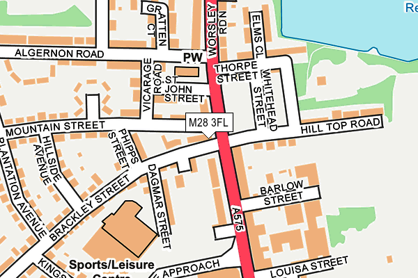M28 3FL map - OS OpenMap – Local (Ordnance Survey) M28 3FL map - OS OpenMap – Local (Ordnance Survey)