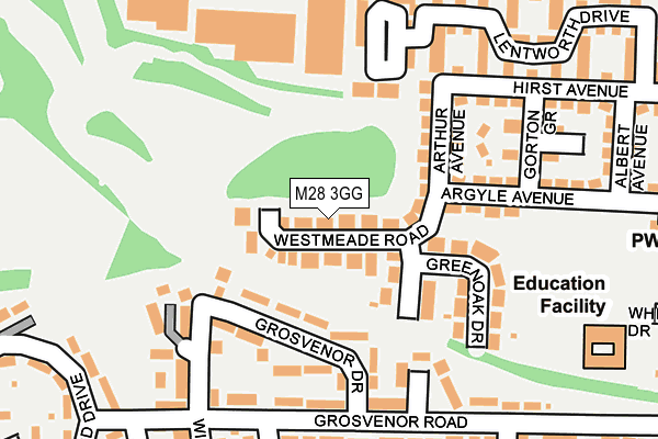 M28 3GG map - OS OpenMap – Local (Ordnance Survey) M28 3GG map - OS OpenMap – Local (Ordnance Survey)