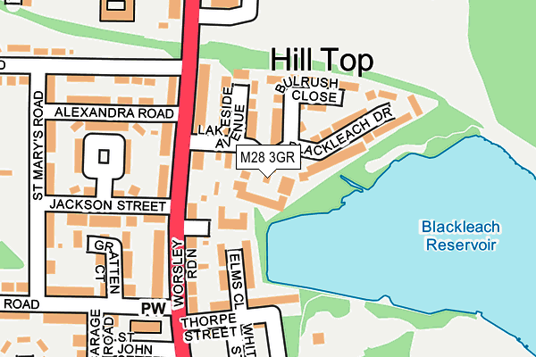 M28 3GR map - OS OpenMap – Local (Ordnance Survey) M28 3GR map - OS OpenMap – Local (Ordnance Survey)