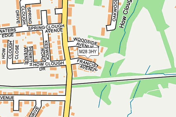 M28 3HY map - OS OpenMap – Local (Ordnance Survey) M28 3HY map - OS OpenMap – Local (Ordnance Survey)