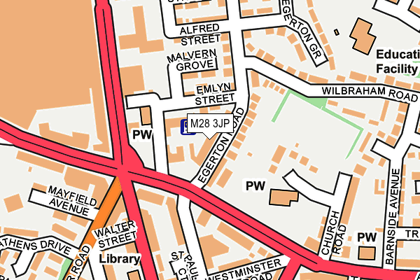 M28 3JP map - OS OpenMap – Local (Ordnance Survey) M28 3JP map - OS OpenMap – Local (Ordnance Survey)