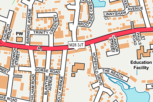 M28 3JT map - OS OpenMap – Local (Ordnance Survey) M28 3JT map - OS OpenMap – Local (Ordnance Survey)