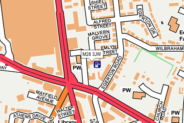 M28 3JW map - OS OpenMap – Local (Ordnance Survey) M28 3JW map - OS OpenMap – Local (Ordnance Survey)