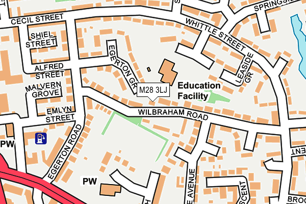 M28 3LJ map - OS OpenMap – Local (Ordnance Survey) M28 3LJ map - OS OpenMap – Local (Ordnance Survey)