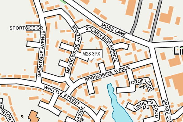 M28 3PX map - OS OpenMap – Local (Ordnance Survey) M28 3PX map - OS OpenMap – Local (Ordnance Survey)