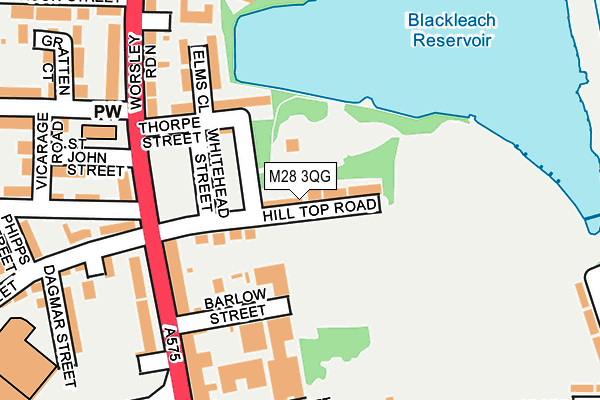 M28 3QG map - OS OpenMap – Local (Ordnance Survey) M28 3QG map - OS OpenMap – Local (Ordnance Survey)