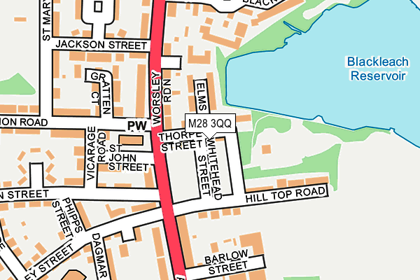 M28 3QQ map - OS OpenMap – Local (Ordnance Survey) M28 3QQ map - OS OpenMap – Local (Ordnance Survey)