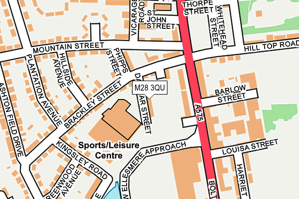 M28 3QU map - OS OpenMap – Local (Ordnance Survey) M28 3QU map - OS OpenMap – Local (Ordnance Survey)