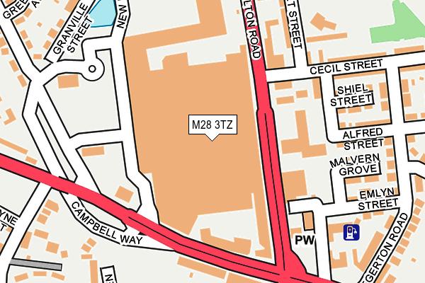 M28 3TZ map - OS OpenMap – Local (Ordnance Survey) M28 3TZ map - OS OpenMap – Local (Ordnance Survey)