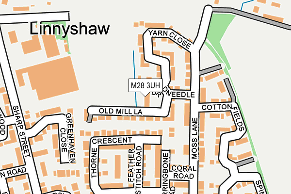 M28 3UH map - OS OpenMap – Local (Ordnance Survey) M28 3UH map - OS OpenMap – Local (Ordnance Survey)