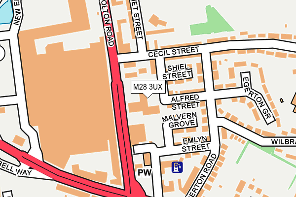 M28 3UX map - OS OpenMap – Local (Ordnance Survey) M28 3UX map - OS OpenMap – Local (Ordnance Survey)