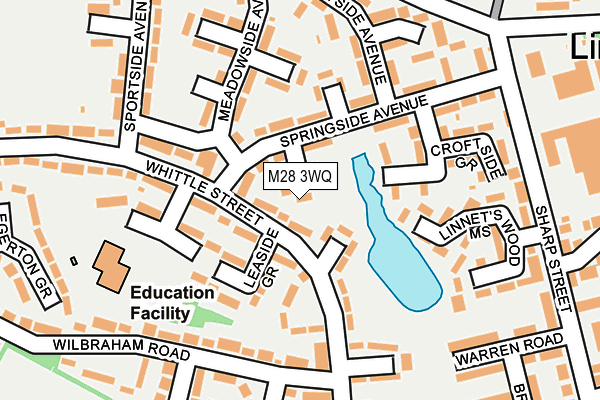 M28 3WQ map - OS OpenMap – Local (Ordnance Survey) M28 3WQ map - OS OpenMap – Local (Ordnance Survey)