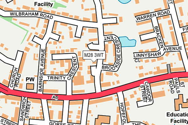 M28 3WT map - OS OpenMap – Local (Ordnance Survey) M28 3WT map - OS OpenMap – Local (Ordnance Survey)