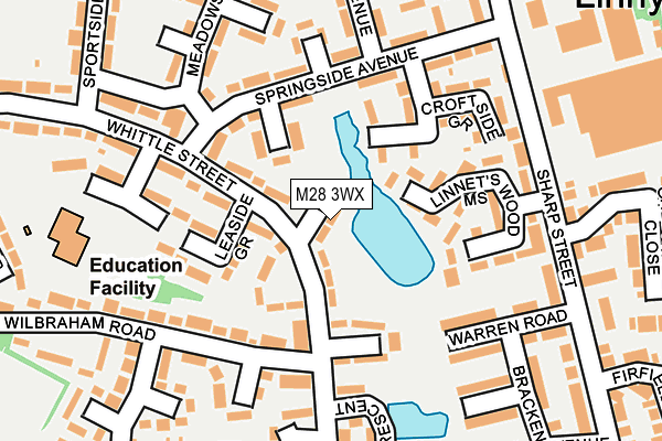 M28 3WX map - OS OpenMap – Local (Ordnance Survey) M28 3WX map - OS OpenMap – Local (Ordnance Survey)