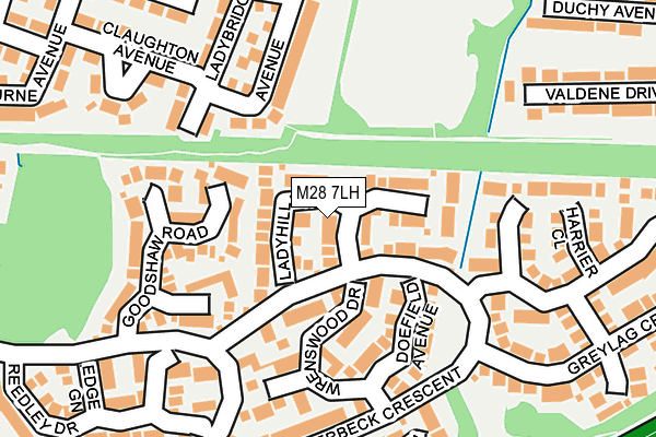 M28 7LH map - OS OpenMap – Local (Ordnance Survey) M28 7LH map - OS OpenMap – Local (Ordnance Survey)