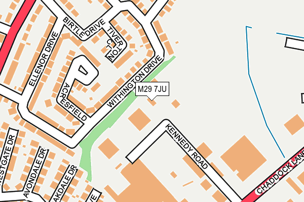 M29 7JU map - OS OpenMap – Local (Ordnance Survey) M29 7JU map - OS OpenMap – Local (Ordnance Survey)