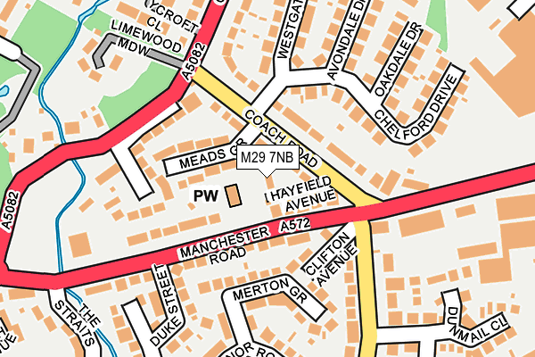 M29 7NB map - OS OpenMap – Local (Ordnance Survey) M29 7NB map - OS OpenMap – Local (Ordnance Survey)