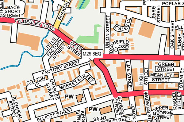 M29 8EQ map - OS OpenMap – Local (Ordnance Survey) M29 8EQ map - OS OpenMap – Local (Ordnance Survey)