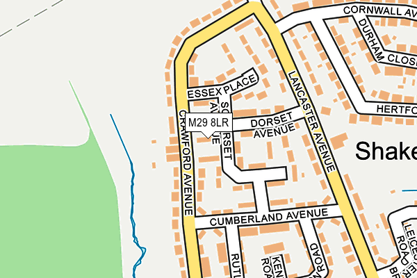 M29 8LR map - OS OpenMap – Local (Ordnance Survey) M29 8LR map - OS OpenMap – Local (Ordnance Survey)