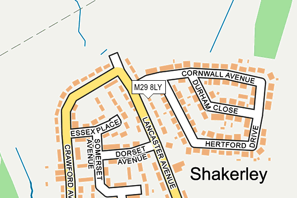 M29 8LY map - OS OpenMap – Local (Ordnance Survey) M29 8LY map - OS OpenMap – Local (Ordnance Survey)