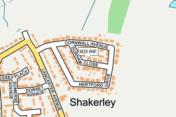 M29 8NF map - OS OpenMap – Local (Ordnance Survey) M29 8NF map - OS OpenMap – Local (Ordnance Survey)