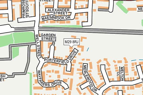 M29 8RJ map - OS OpenMap – Local (Ordnance Survey) M29 8RJ map - OS OpenMap – Local (Ordnance Survey)