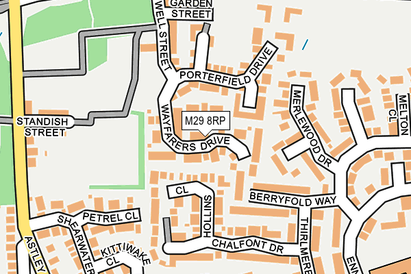 M29 8RP map - OS OpenMap – Local (Ordnance Survey) M29 8RP map - OS OpenMap – Local (Ordnance Survey)