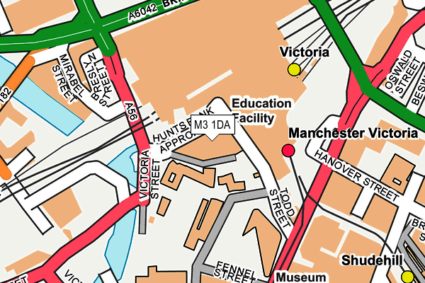 M3 1DA map - OS OpenMap – Local (Ordnance Survey) M3 1DA map - OS OpenMap – Local (Ordnance Survey)