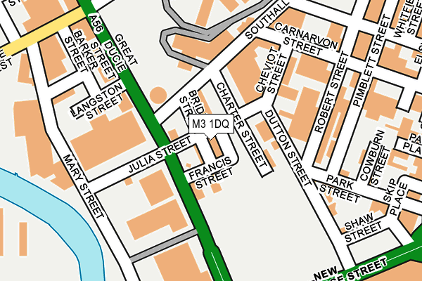 M3 1DQ map - OS OpenMap – Local (Ordnance Survey) M3 1DQ map - OS OpenMap – Local (Ordnance Survey)