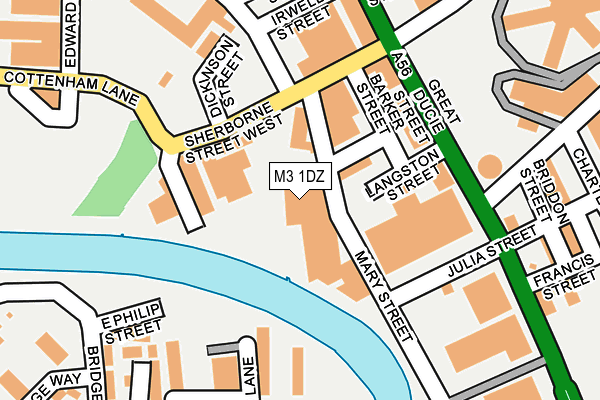 M3 1DZ map - OS OpenMap – Local (Ordnance Survey) M3 1DZ map - OS OpenMap – Local (Ordnance Survey)