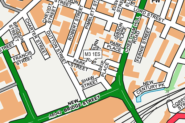 M3 1ES map - OS OpenMap – Local (Ordnance Survey) M3 1ES map - OS OpenMap – Local (Ordnance Survey)