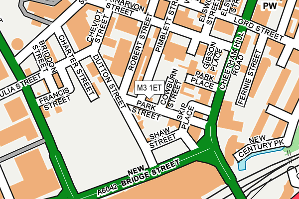 M3 1ET map - OS OpenMap – Local (Ordnance Survey) M3 1ET map - OS OpenMap – Local (Ordnance Survey)