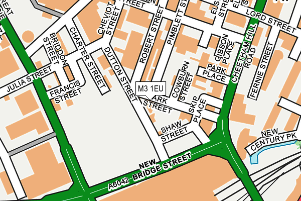 M3 1EU map - OS OpenMap – Local (Ordnance Survey) M3 1EU map - OS OpenMap – Local (Ordnance Survey)