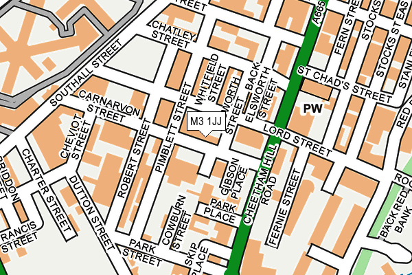 M3 1JJ map - OS OpenMap – Local (Ordnance Survey) M3 1JJ map - OS OpenMap – Local (Ordnance Survey)