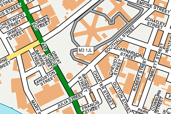 M3 1JL map - OS OpenMap – Local (Ordnance Survey) M3 1JL map - OS OpenMap – Local (Ordnance Survey)