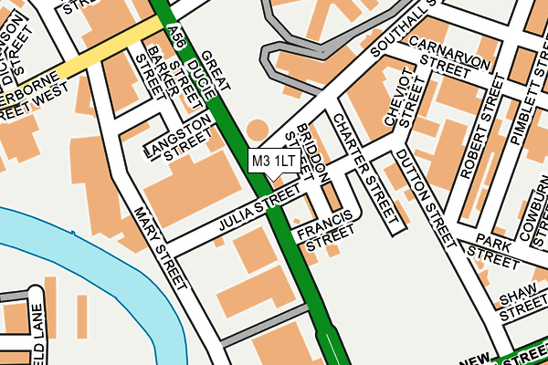 M3 1LT map - OS OpenMap – Local (Ordnance Survey) M3 1LT map - OS OpenMap – Local (Ordnance Survey)