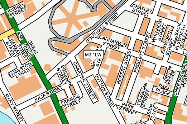 M3 1LW map - OS OpenMap – Local (Ordnance Survey) M3 1LW map - OS OpenMap – Local (Ordnance Survey)
