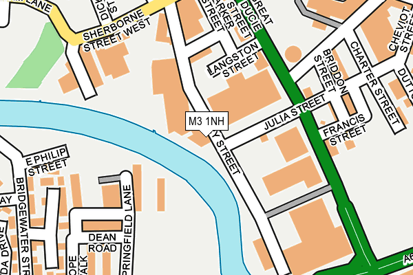 M3 1NH map - OS OpenMap – Local (Ordnance Survey) M3 1NH map - OS OpenMap – Local (Ordnance Survey)