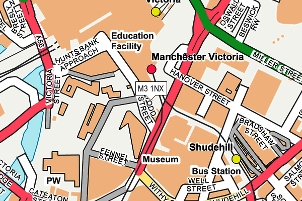 M3 1NX map - OS OpenMap – Local (Ordnance Survey) M3 1NX map - OS OpenMap – Local (Ordnance Survey)