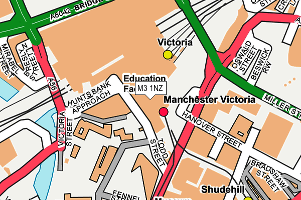 M3 1NZ map - OS OpenMap – Local (Ordnance Survey) M3 1NZ map - OS OpenMap – Local (Ordnance Survey)