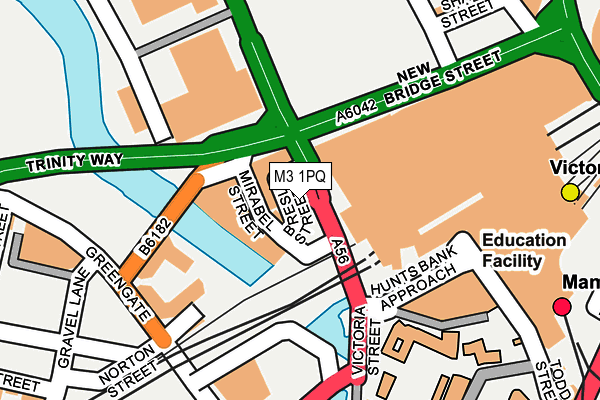 M3 1PQ map - OS OpenMap – Local (Ordnance Survey) M3 1PQ map - OS OpenMap – Local (Ordnance Survey)
