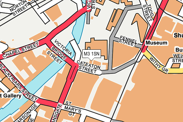 M3 1SN map - OS OpenMap – Local (Ordnance Survey) M3 1SN map - OS OpenMap – Local (Ordnance Survey)