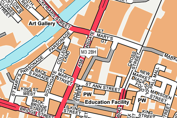 M3 2BH map - OS OpenMap – Local (Ordnance Survey) M3 2BH map - OS OpenMap – Local (Ordnance Survey)