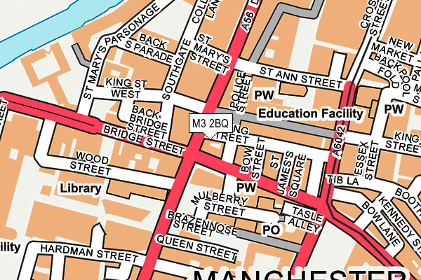 M3 2BQ map - OS OpenMap – Local (Ordnance Survey) M3 2BQ map - OS OpenMap – Local (Ordnance Survey)
