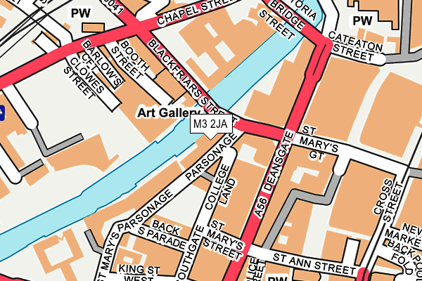 M3 2JA map - OS OpenMap – Local (Ordnance Survey) M3 2JA map - OS OpenMap – Local (Ordnance Survey)