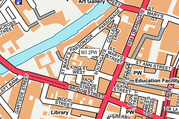 M3 2PW map - OS OpenMap – Local (Ordnance Survey) M3 2PW map - OS OpenMap – Local (Ordnance Survey)