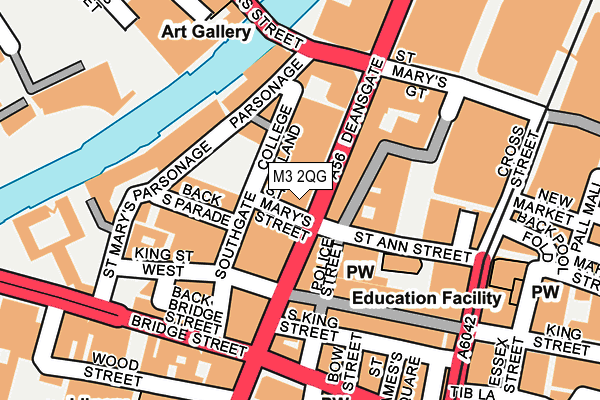 M3 2QG map - OS OpenMap – Local (Ordnance Survey) M3 2QG map - OS OpenMap – Local (Ordnance Survey)